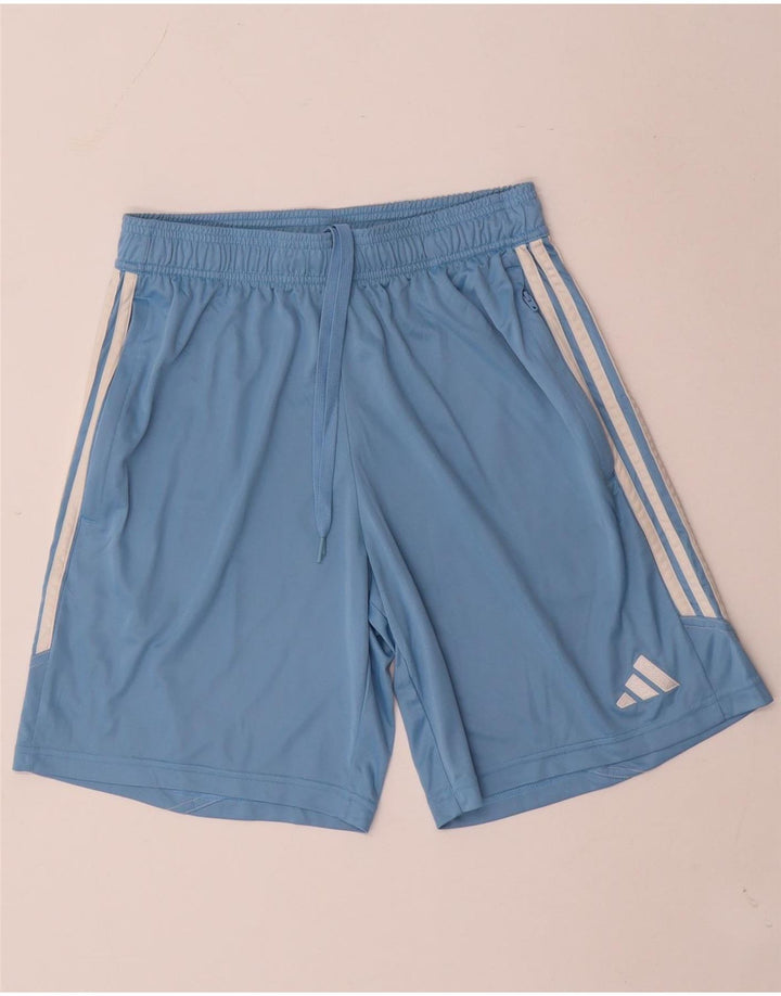 Pantaloni scurți sport Aeroready Adidas pentru bărbați, poliester albastru mediu