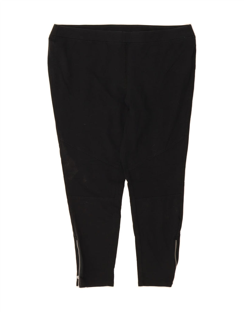 RALPH LAUREN Womens Tracksuit Trousers UK 18 XL Black Cotton Vintage Ralph Lauren and Second-Hand Ralph Lauren from Messina Hembry 