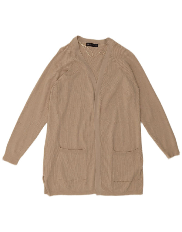 Pulover cardigan deschis pentru femei Marks & Spencer UK 14 mare bej