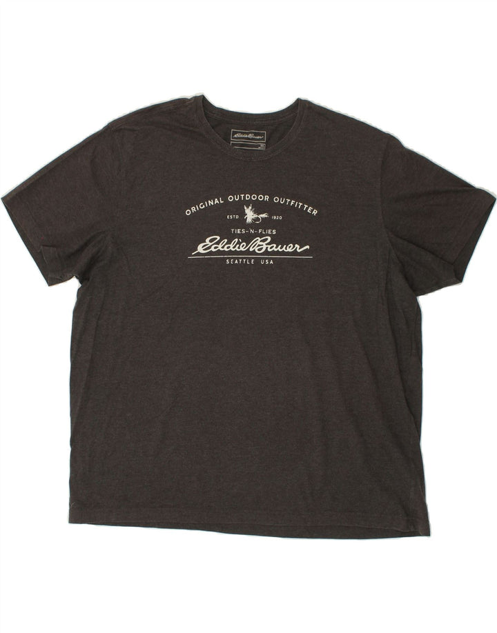 EDDIE BAUER Tricou grafic pentru bărbați Top 2XL gri