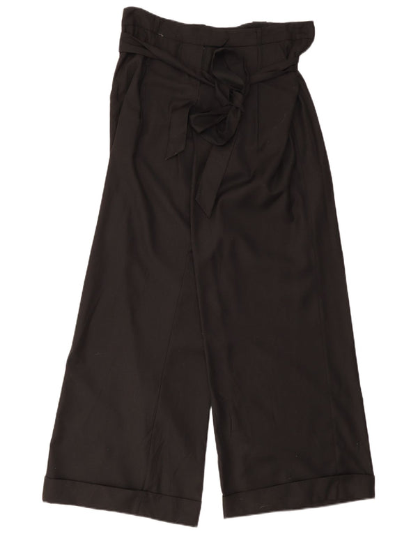 Pantaloni casual Topshop pentru femei UK 12 Medium L32 L32 Poliester negru