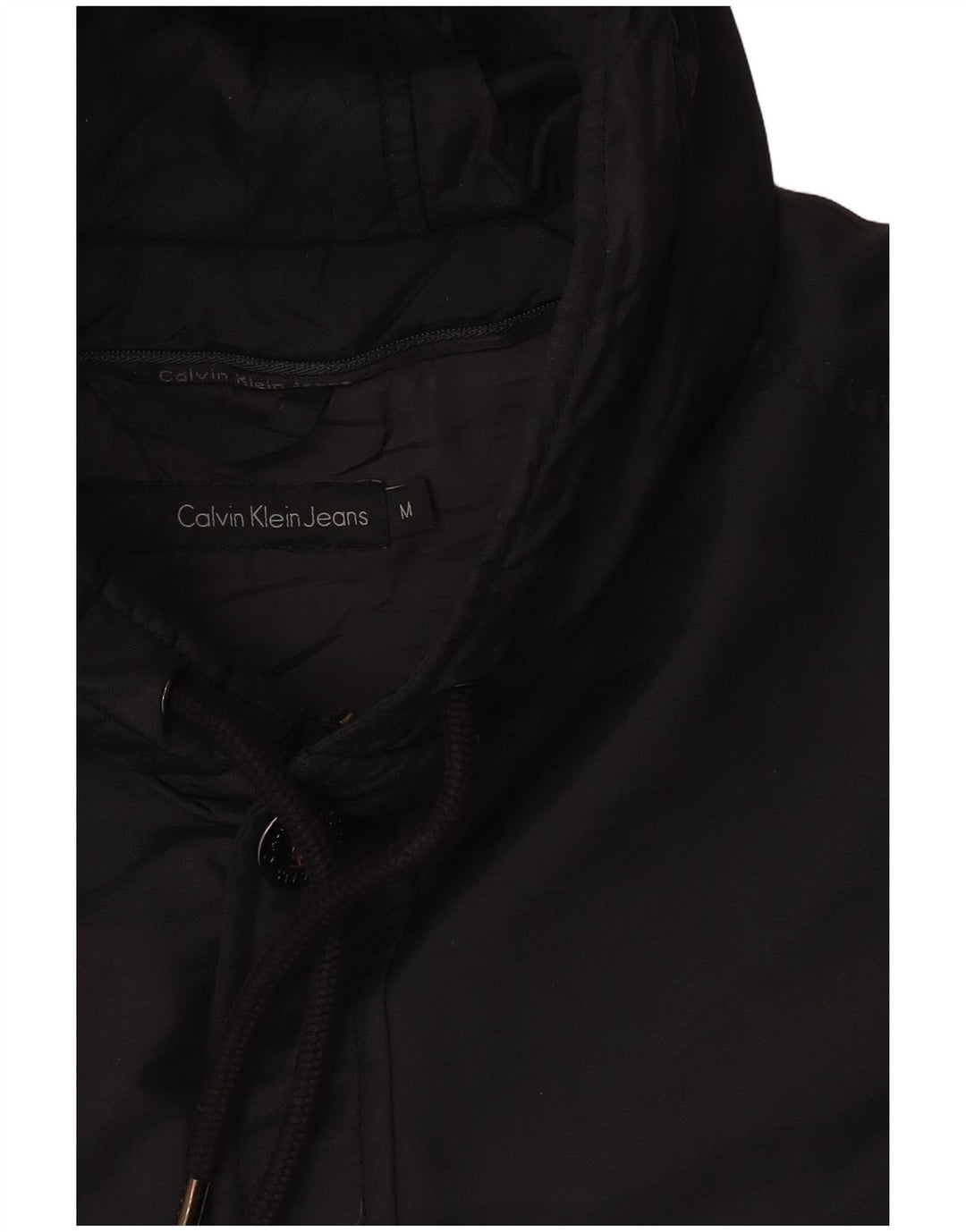 Jachetă căptușită cu glugă Calvin Klein pentru bărbați UK 38 Medium Black