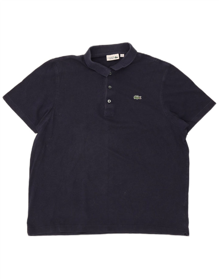 Tricou polo pentru bărbați Lacoste Mărimea 8 3XL Bumbac bleumarin