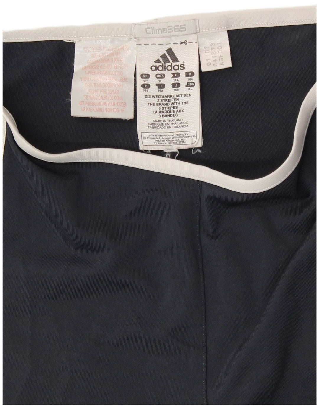 Pantaloni de trening ADIDAS Clima 365 pentru baieti 13-14 ani poliester bleumarin