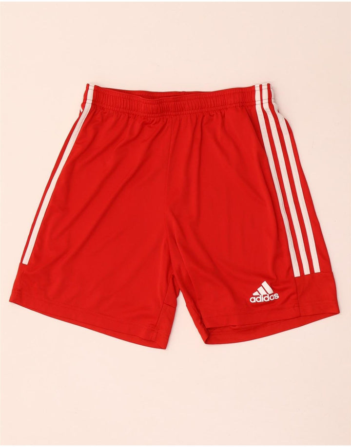 Pantaloni scurți sport pentru bărbați Adidas Aeroready, poliester roșu mediu