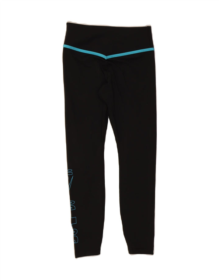 NIKE Womens Dri Fit Leggings UK 8 Small Black Vintage Nike and Second-Hand Nike from Messina Hembry 