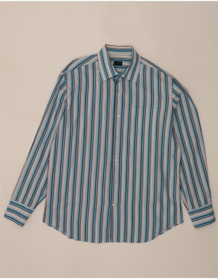 JOOP Mens Shirt Size 41 16 Large Blue Striped Vintage Joop and Second-Hand Joop from Messina Hembry 
