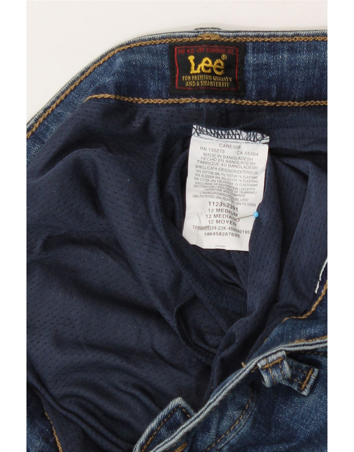 Fusta de blugi pentru femei Lee Skort US 12 Large W32 Blue