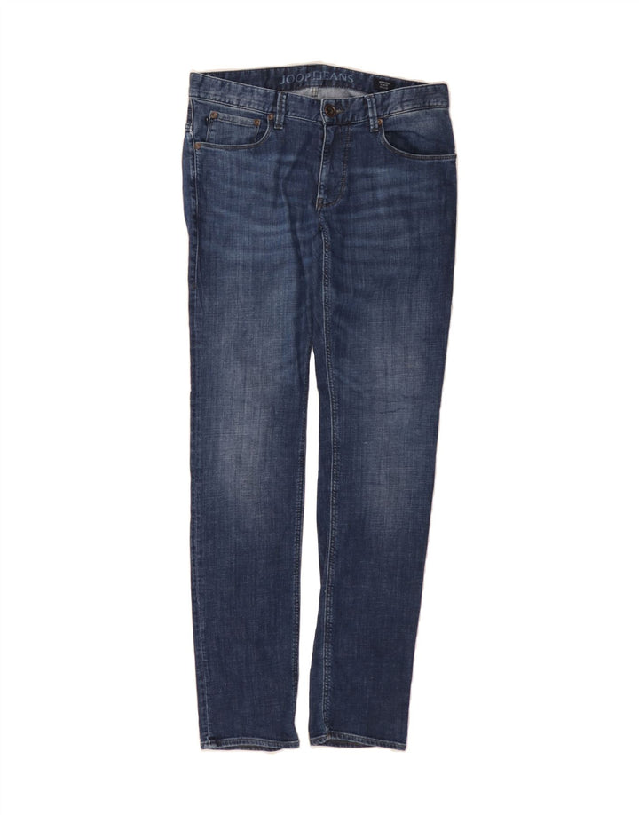 JOOP Womens Stephen Slim Jeans W31 L32  Navy Blue Cotton Vintage Joop and Second-Hand Joop from Messina Hembry 