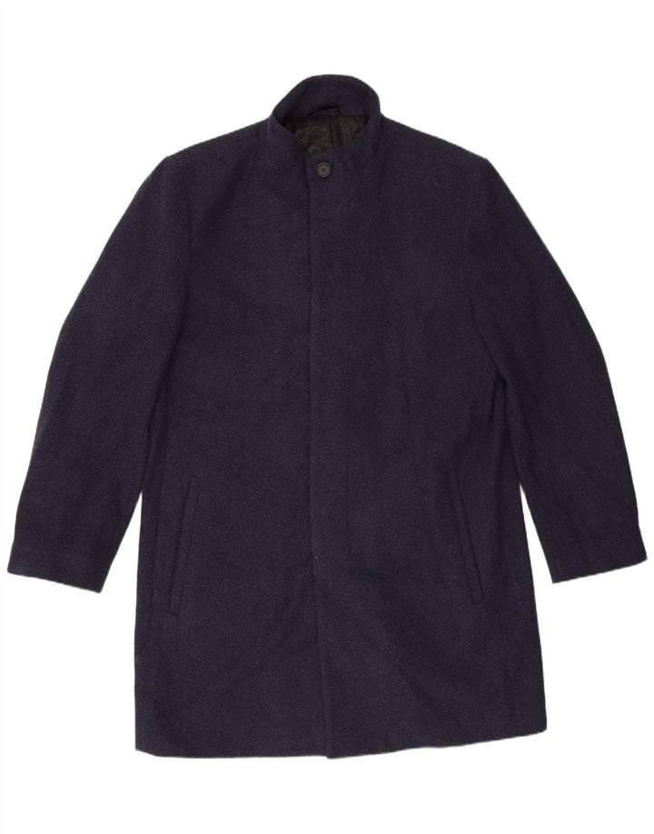 Palton pentru bărbați Marks & Spencer UK 42 XL Lână bleumarin
