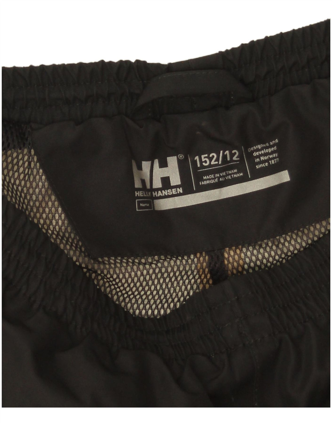 Helly Hansen Pantaloni Windbreaker pentru baieti 11-12 ani poliester negru