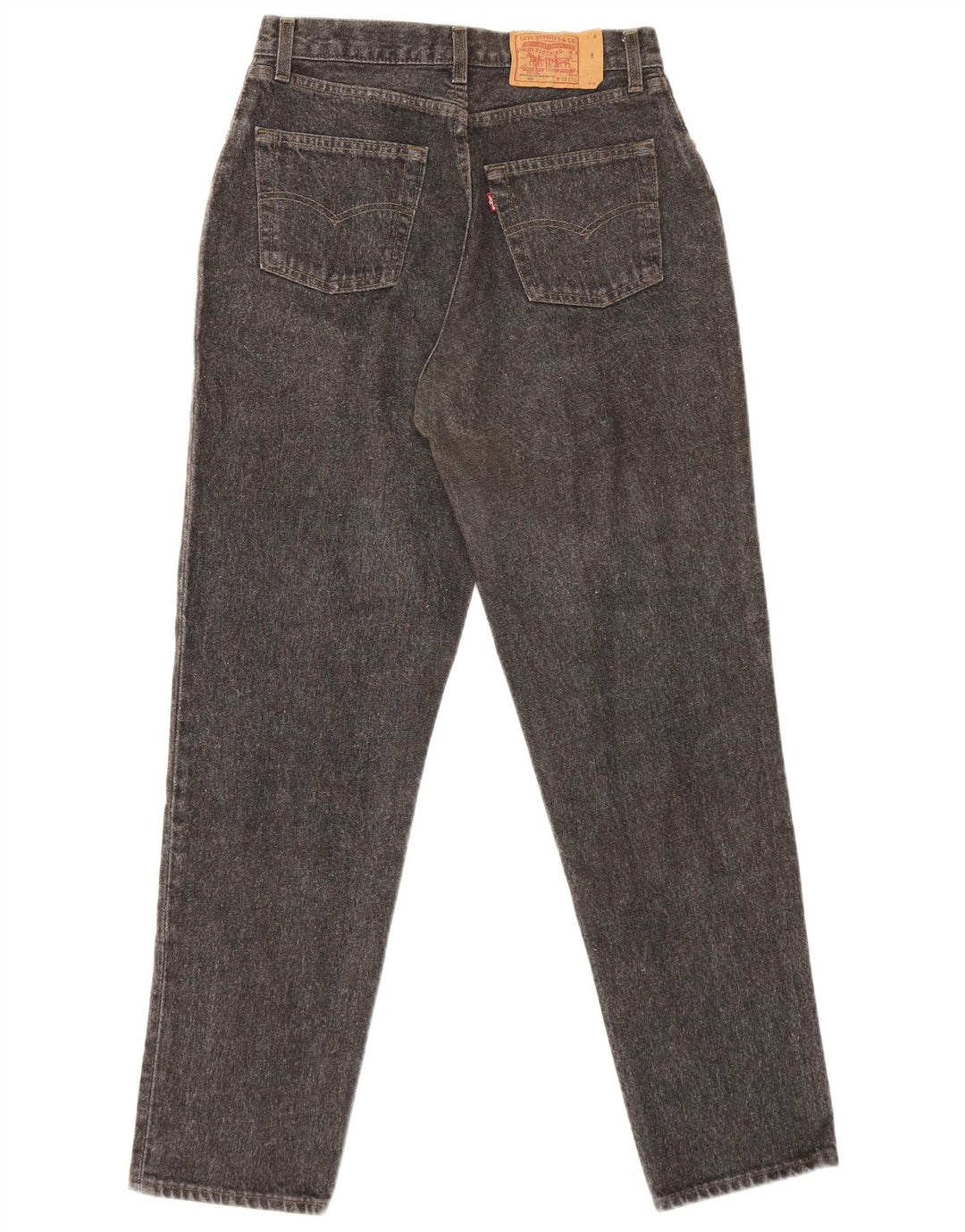Blugi conici pentru femei Levi's 901 W32 L30 bumbac gri