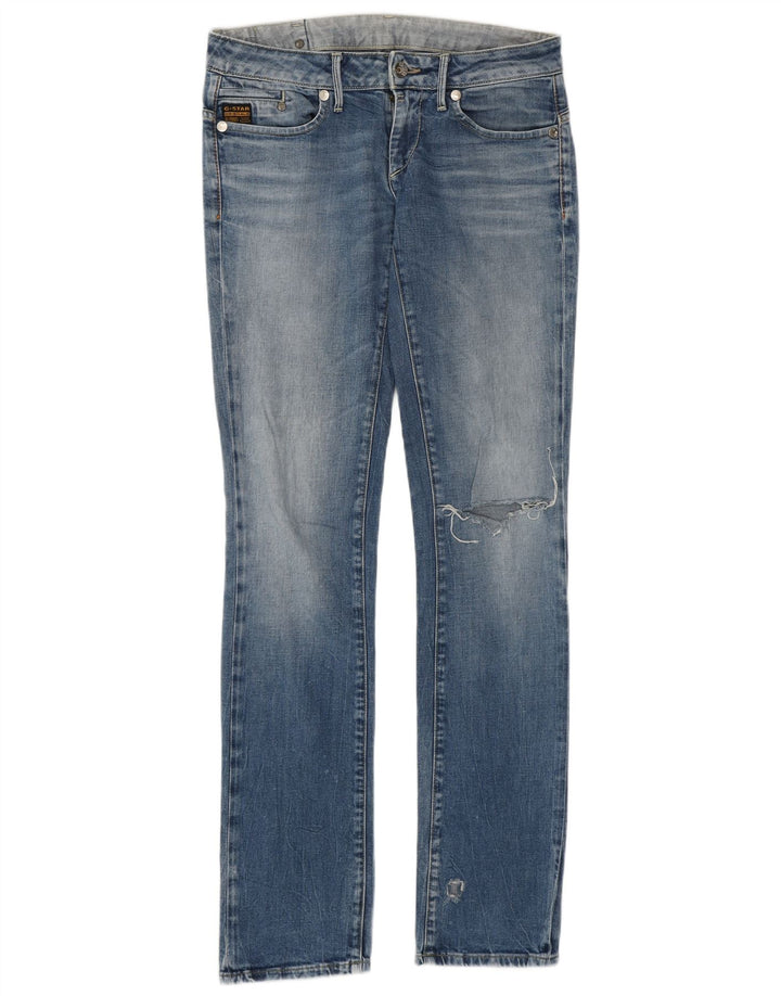 Blugi slim pentru femei G-STAR Distressed W31 L36 Bumbac albastru