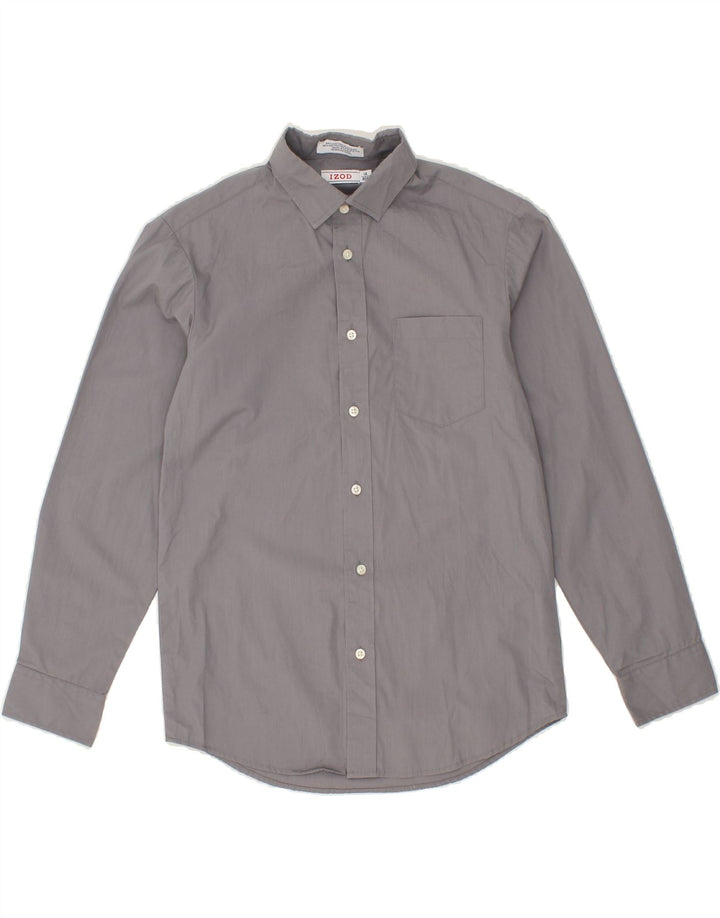 IZOD Boys Shirt 13-14 Years Grey Cotton Vintage Izod and Second-Hand Izod from Messina Hembry 
