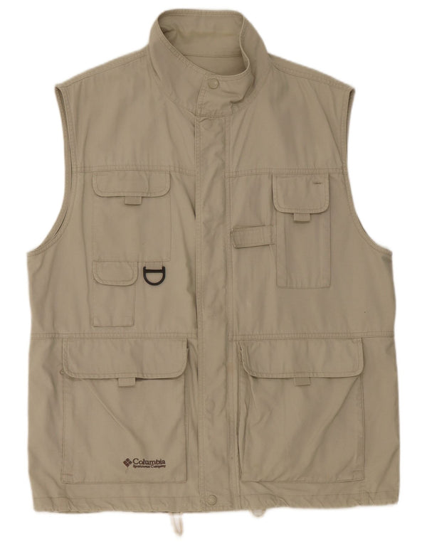 Gilet Columbia pentru bărbați, UK 40, mare, verde, bumbac