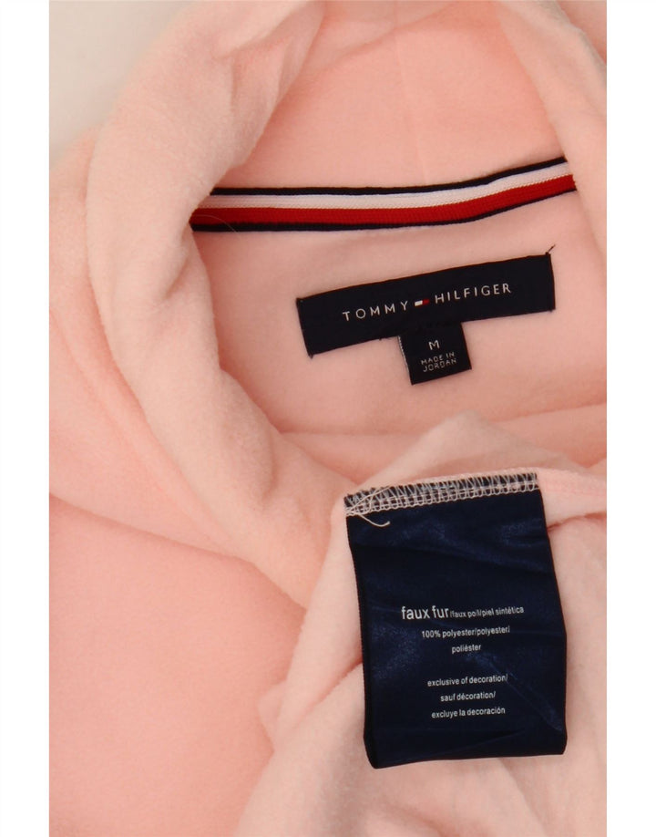 Pulover din lână Tommy Hilfiger pentru femei UK 14 Poliester roz mediu