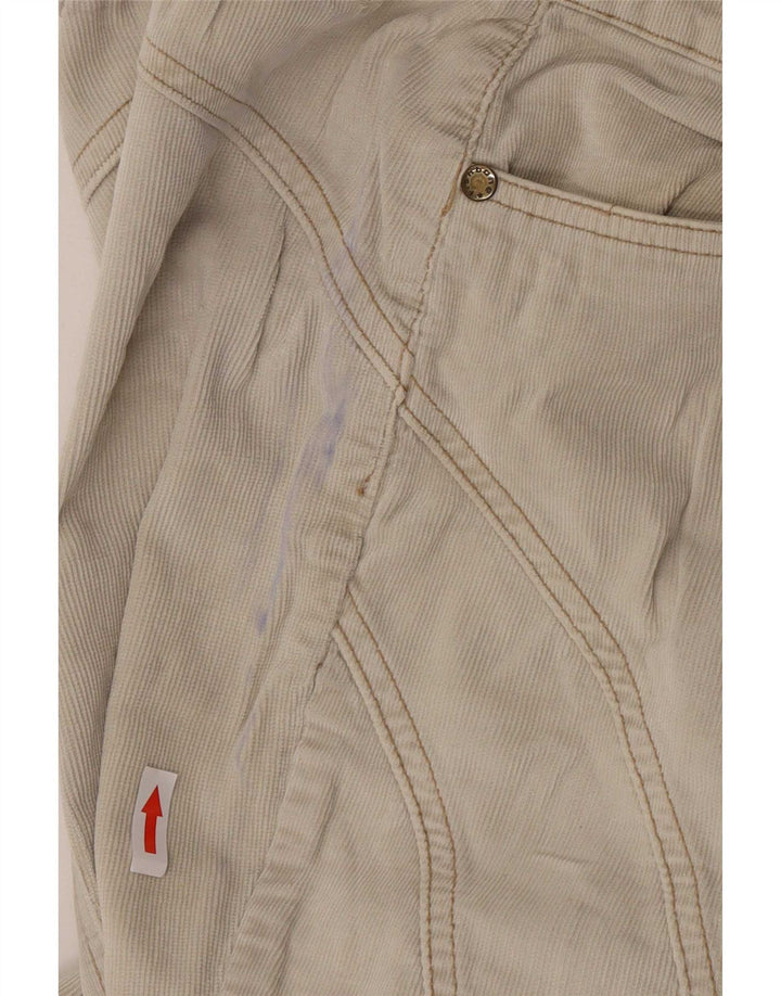 Pantaloni din velur evazat pentru femei Fishbone L27 L32 Bej