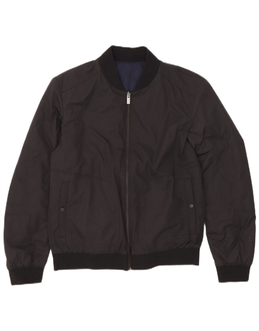 Jachetă reversibilă pentru bărbați Hugo Boss UK 36 Poliamidă neagră mică