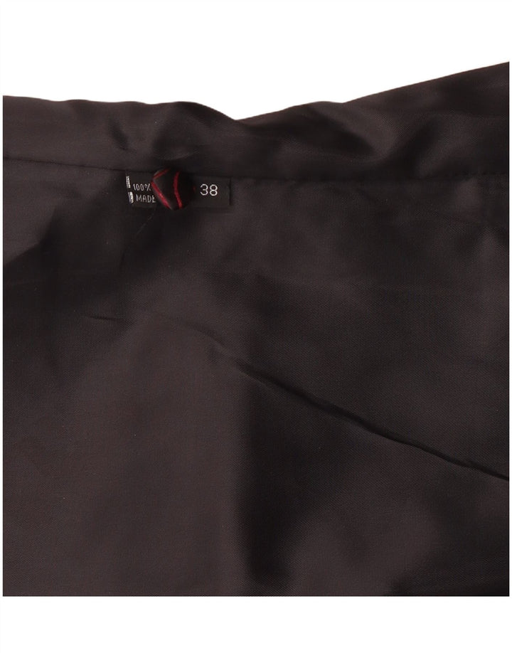 Vestă vintage pentru femei EU 38 Poliester Paisley Negru Mediu