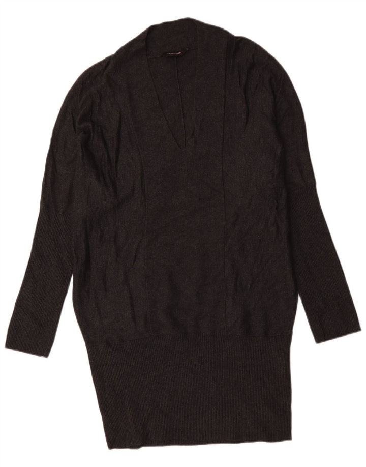 Phase Eight Rochie Jumper supradimensionată pentru femei UK 14 Mare nailon gri