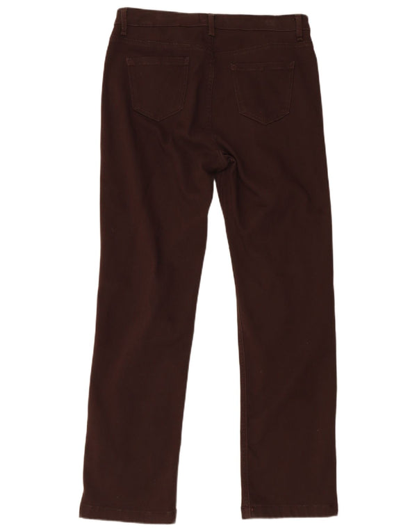 Blugi drepti pentru femei Marks & Spencer UK 14 Large W32 L31 Maro Bumbac