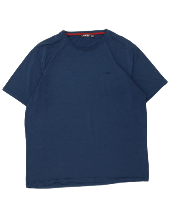 Tricou pentru bărbați Rohan Top mare poliester bleumarin