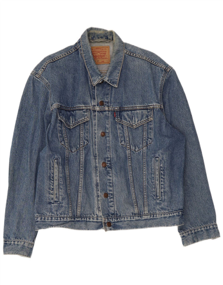 Jachetă de blugi pentru bărbați Levi's UK 40 Large Blue