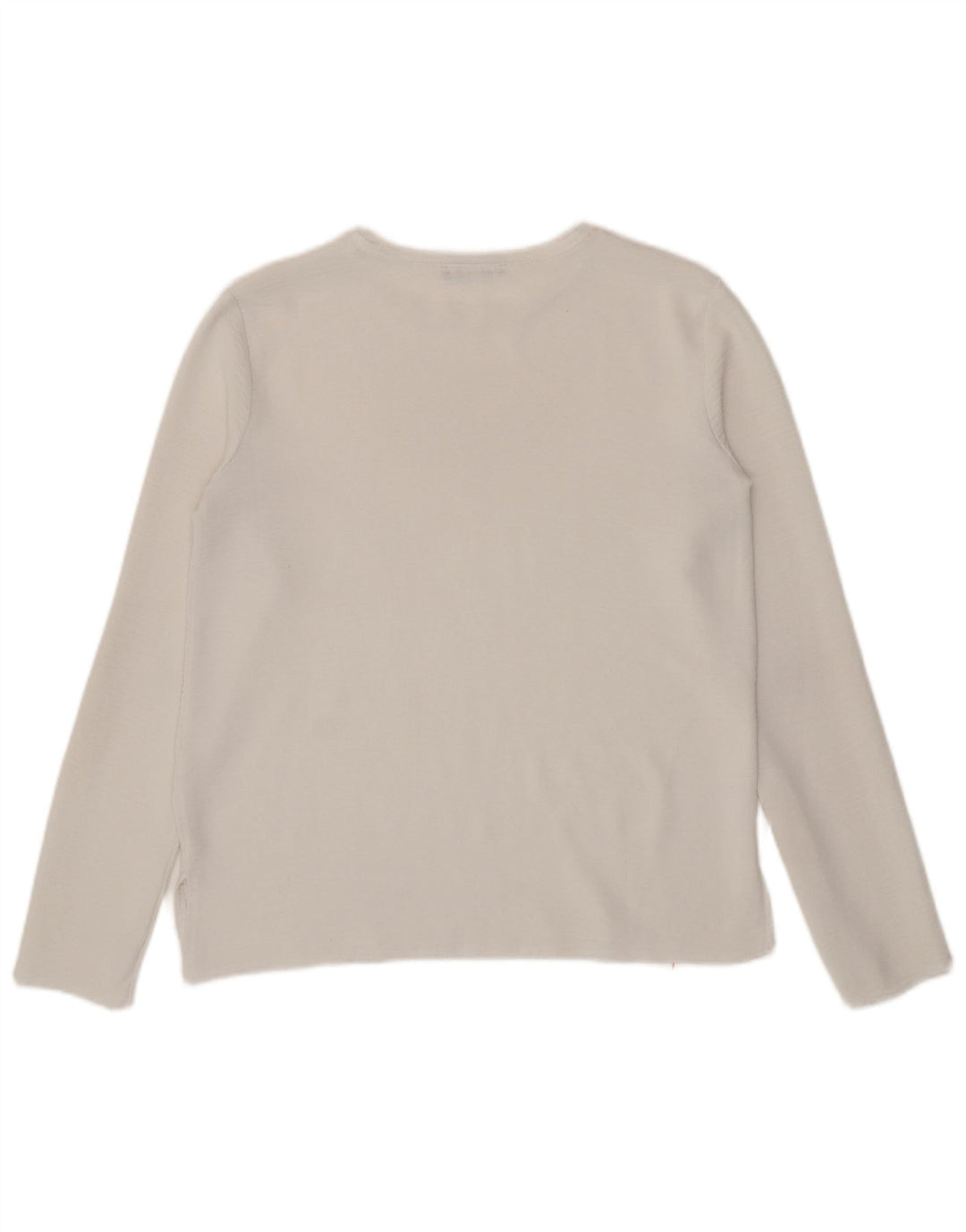Top femeie Zara cu mânecă lungă UK 10 Small White