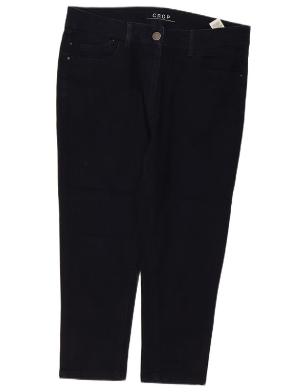 Blugi tăiați pentru femei Marks & Spencer UK 16 Large W34 L22 Bleumarin