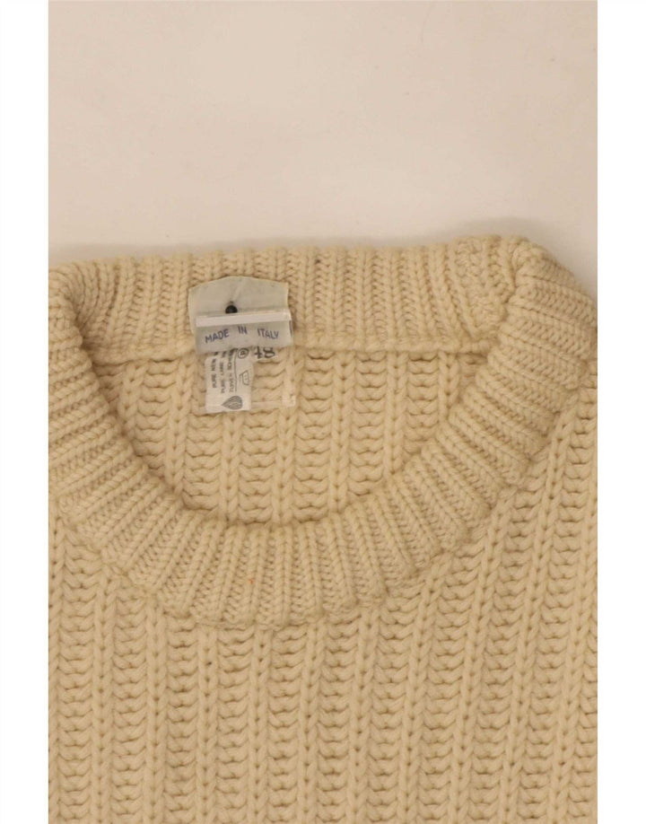 Pulover pentru bărbați Ocean Star cu decolteu rotund IT 48 Medium Bej Colorblock