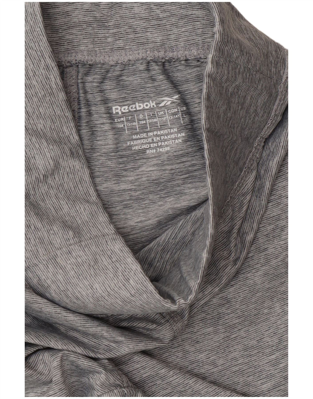 Leggings pentru fete REEBOK 13-14 ani, gri, poliester color bloc