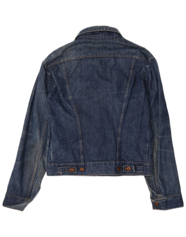 Jachetă de blugi pentru bărbați Wrangler UK 38, albastru mediu