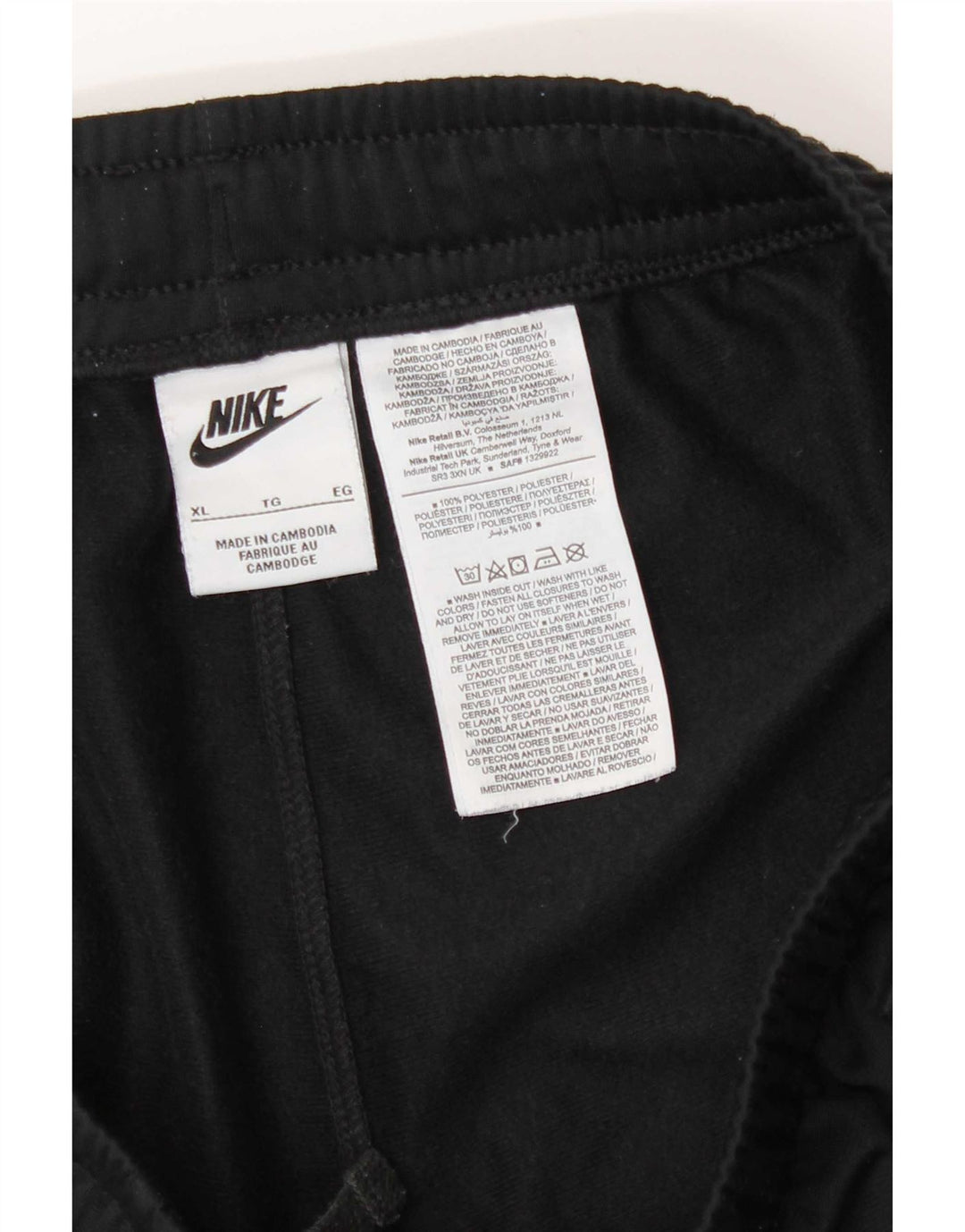 Pantaloni de trening pentru bărbați Nike Pantaloni de jogging XL Poliester negru