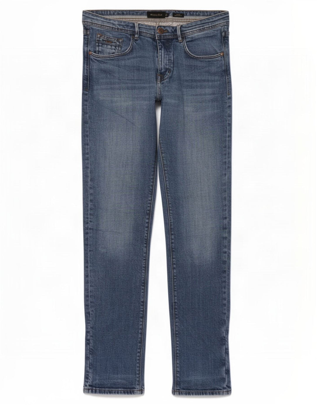 Blugi slim pentru bărbați Massimo Dutti EU 40 Medium W31 L32 Albastru