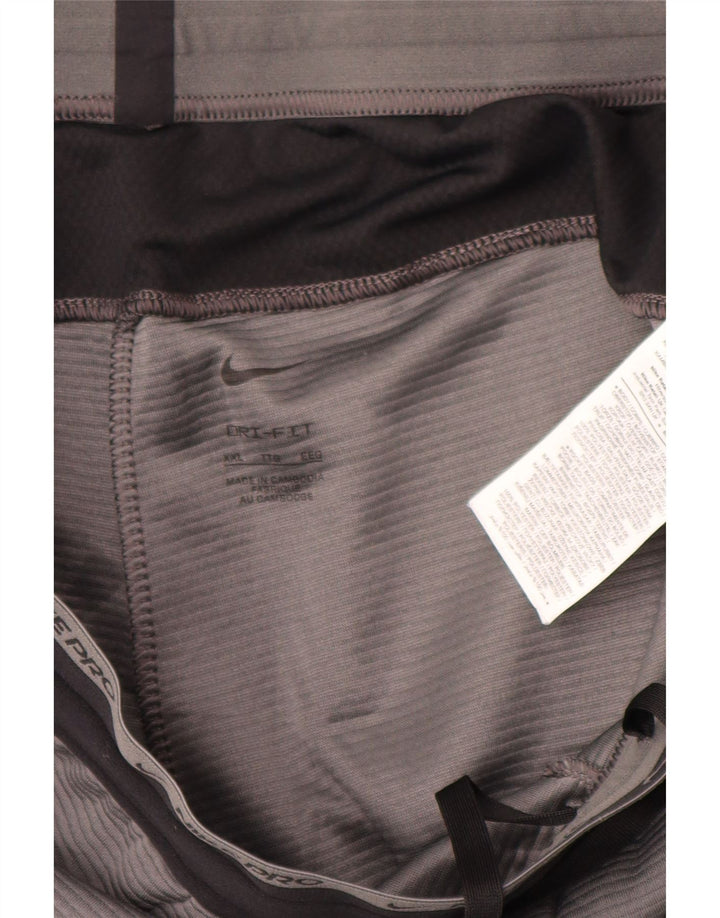 Pantaloni de trening Nike pentru bărbați Dri Fit 2XL, gri, poliester color bloc