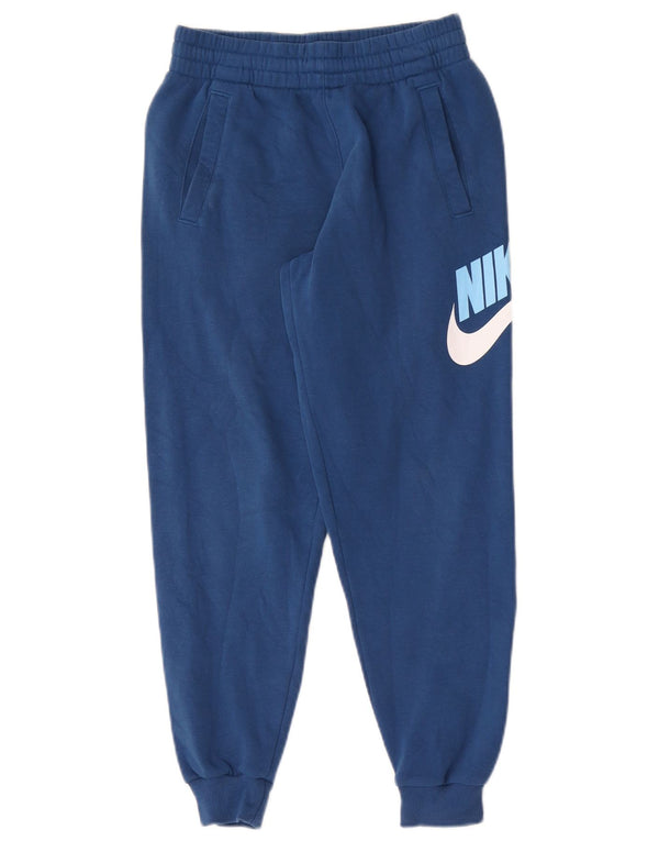 Pantaloni de trening Nike pentru băieți grafic Pantaloni de jogging 10-11 ani Bumbac albastru mediu
