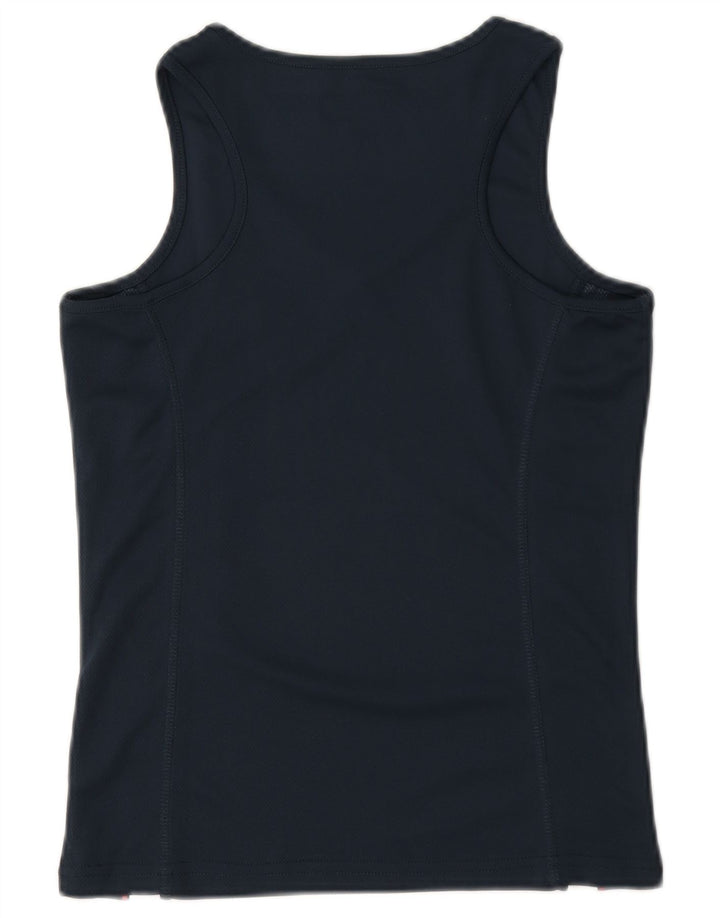 Sergio Tacchini Femei Vest Vest Top UK 6 XS Bleumarin Poliester Colorblock
