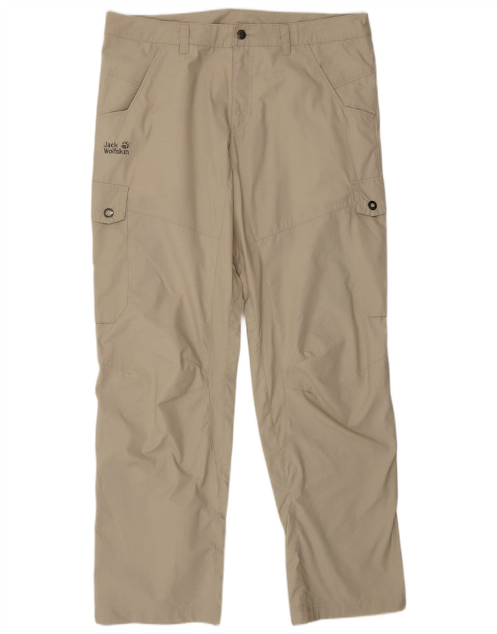 Pantaloni cargo pentru bărbați JACK WOLFSKIN Marea Britanie 44 XL W36 L33 Bej