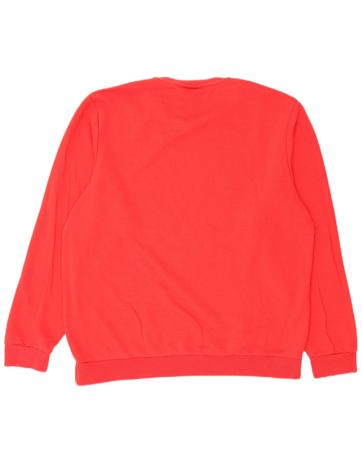 Hanorac grafic pentru bărbați Adidas Jumper XL bumbac roșu