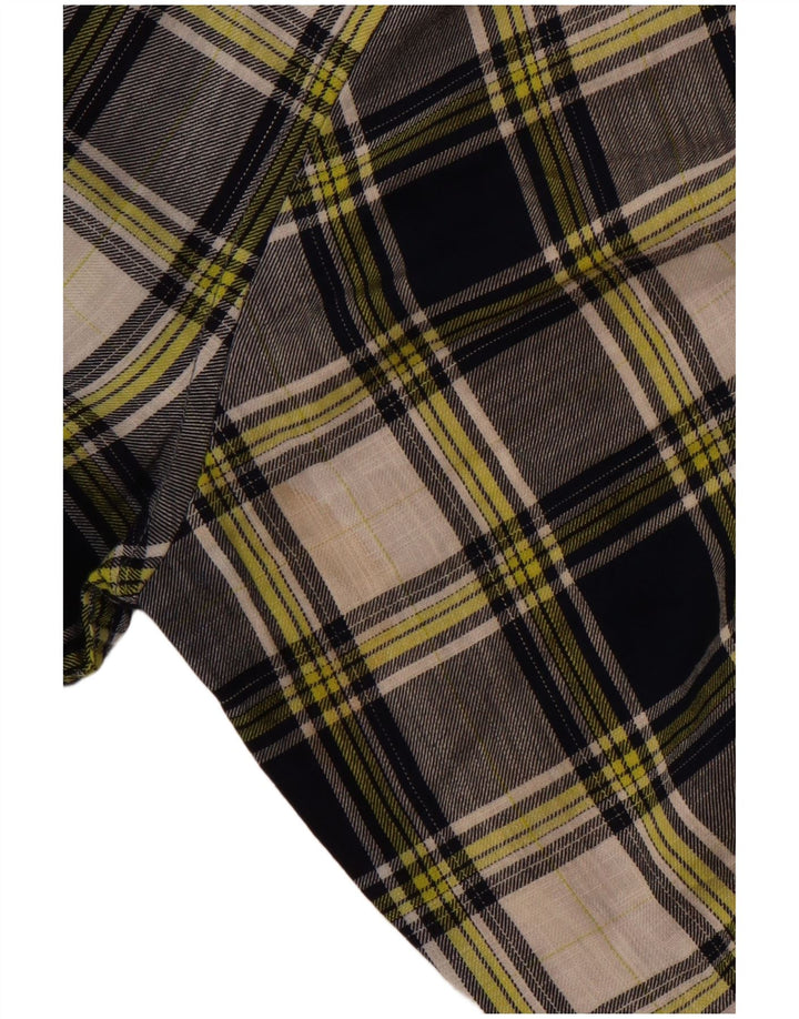 Cămașă Benetton pentru bărbați în carouri, mare, albastru bleumarin, bumbac