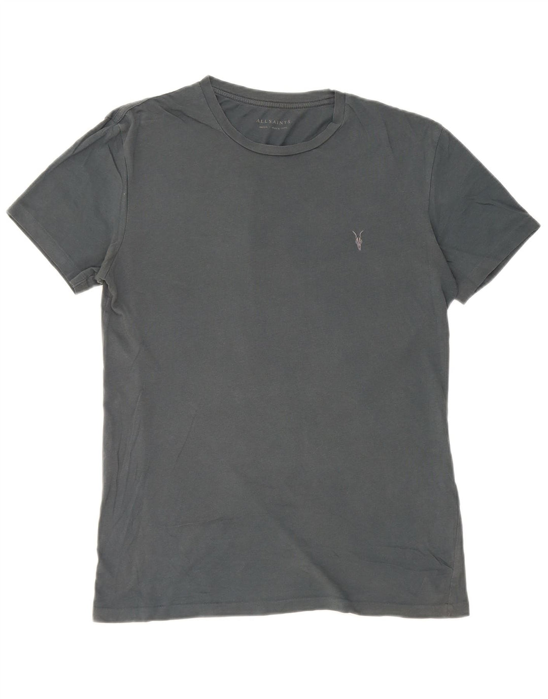 Tricou pentru bărbați All Saints Top mic, gri, bumbac
