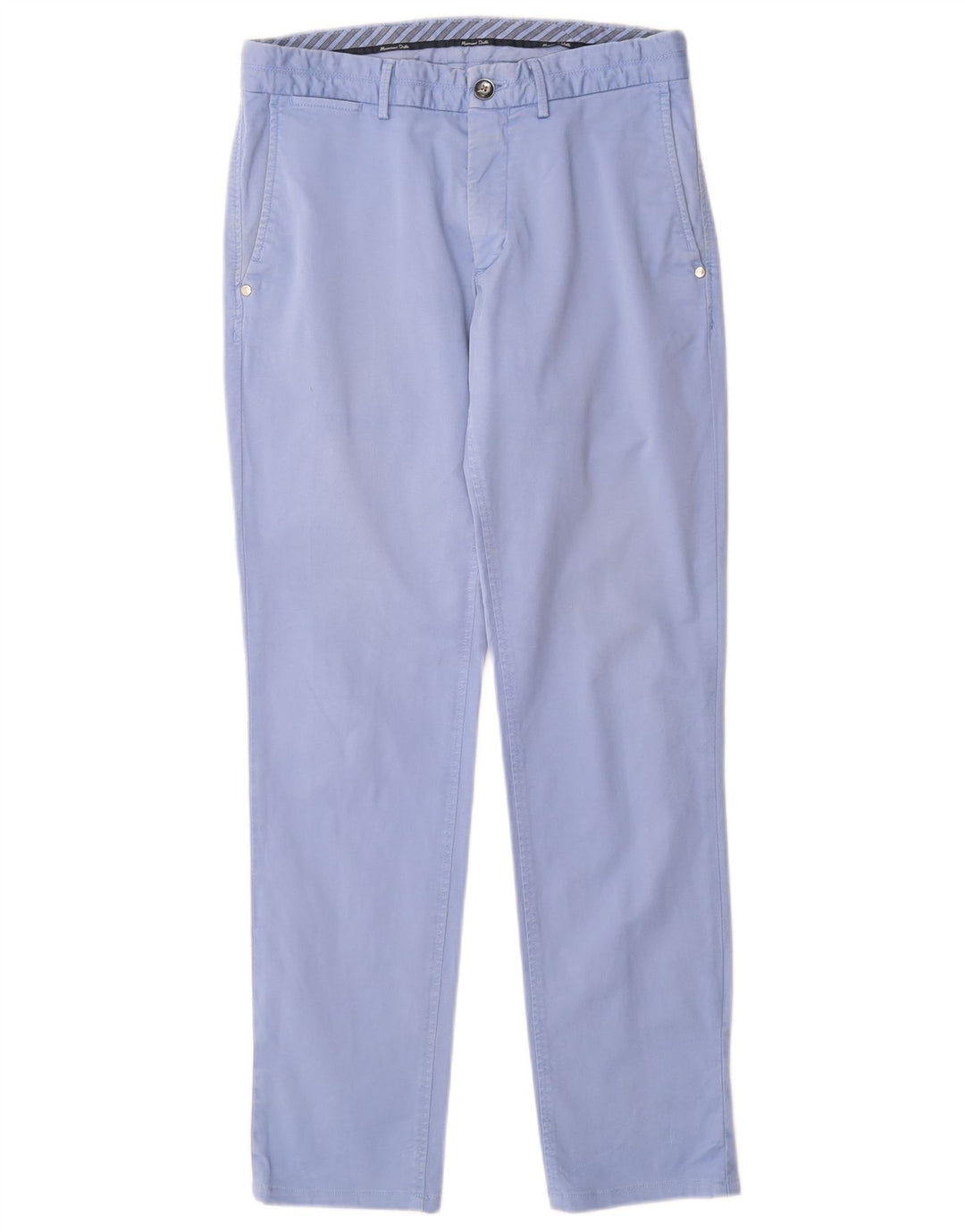 MASSIMO DUTTI Pantaloni Chino Slim Fit pentru bărbați EU 38 Mici W30 L30 Albastru