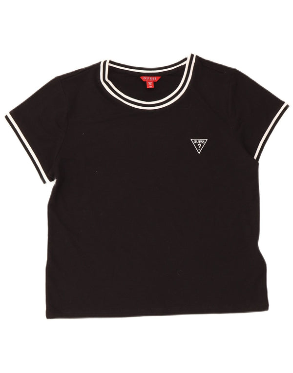 Tricou pentru femei Guess Top UK 14 Poliester negru mare
