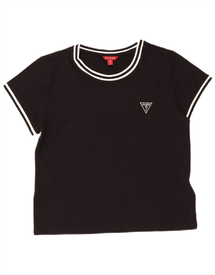Tricou pentru femei Guess Top UK 14 Poliester negru mare