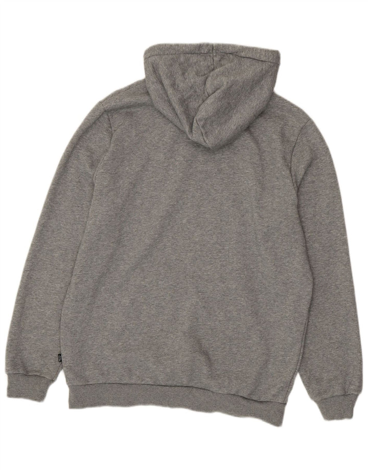 Pulover pentru bărbați Puma Graphic Hoodie, bumbac cu pete, gri mediu