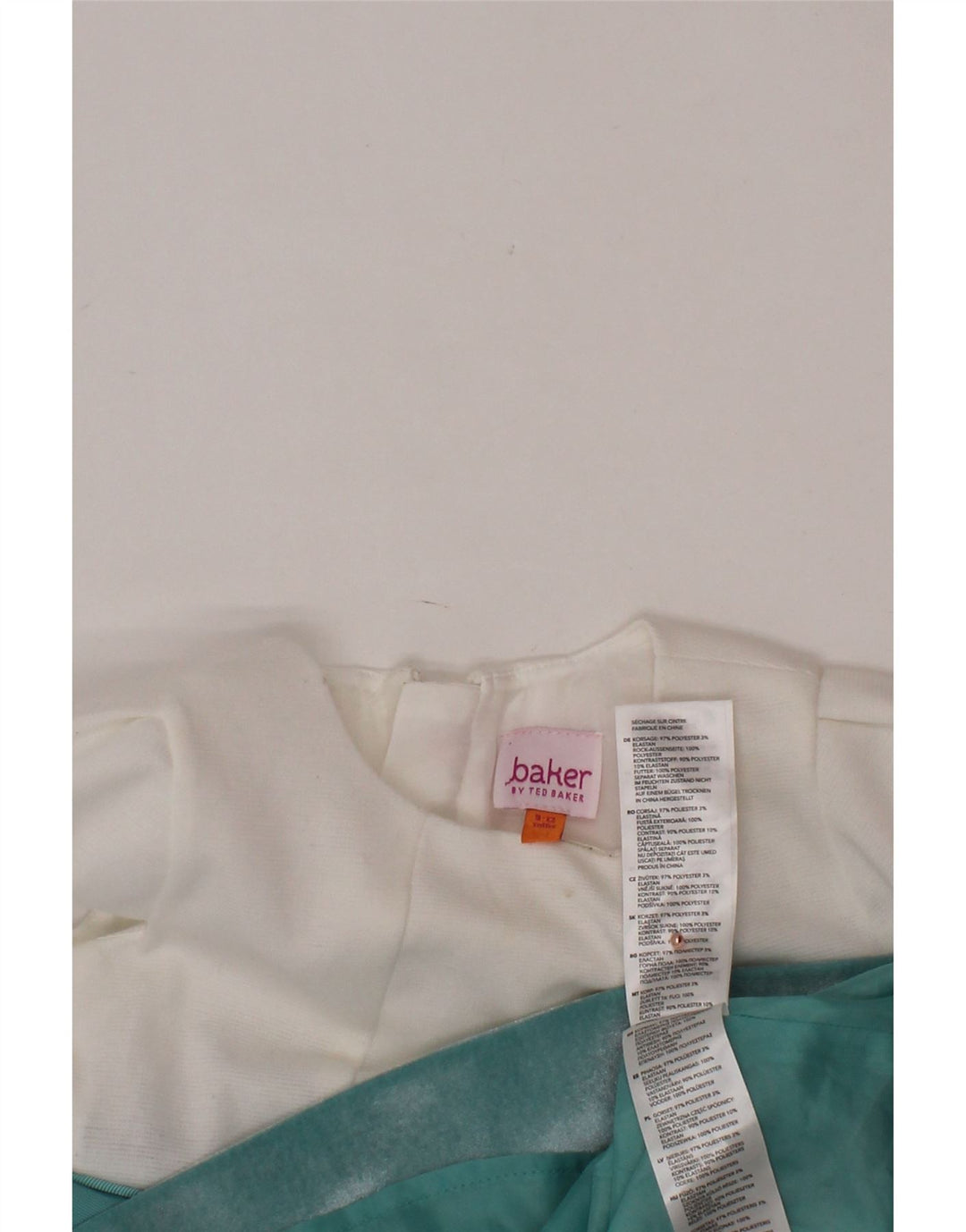 TED BAKER Rochie A-Line Fetițe 9-12 Luni Poliester Floral Alb