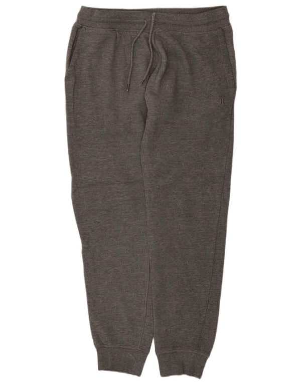 Pantaloni de trening pentru femei Hurley Joggeri UK 14, bumbac gri mare