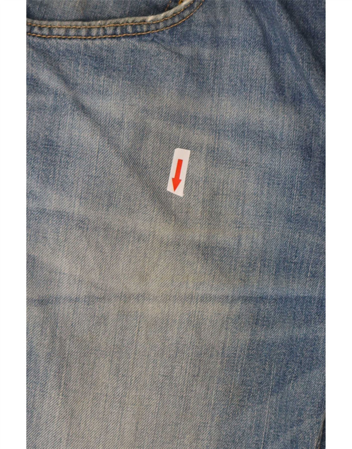 Pantaloni scurți din blugi pentru bărbați Lee W31, bumbac albastru mediu