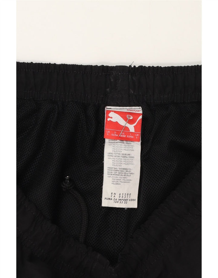 Pantaloni scurți de înot Puma pentru bărbați, mari, negru, poliester