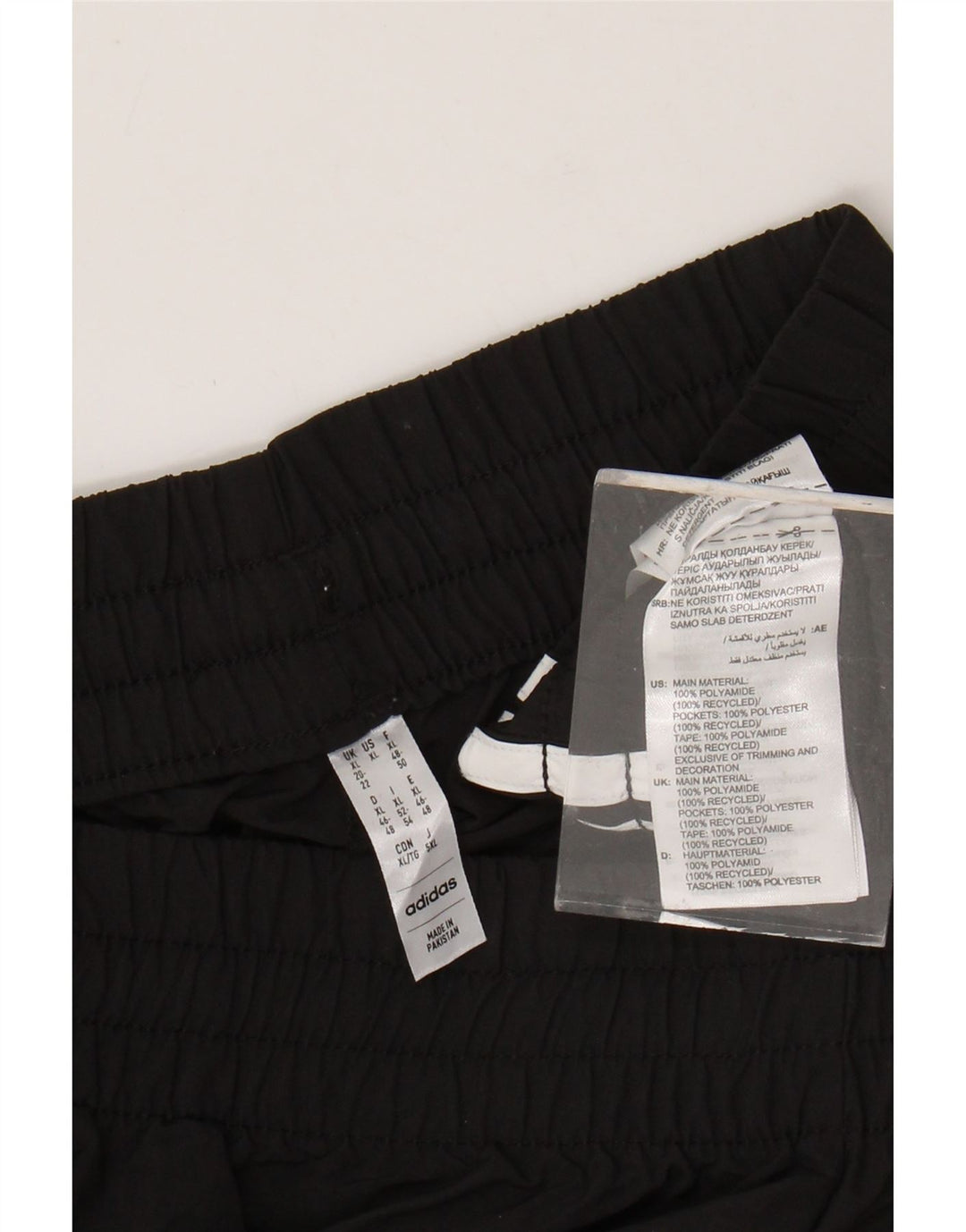 Pantaloni scurți sport ADIDAS pentru femei UK 20/22 XL poliamidă neagră